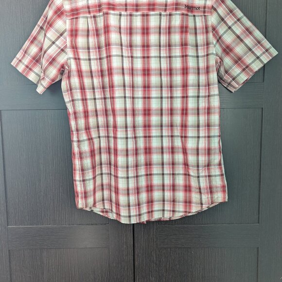 Men's Marmot Outdoor Casual (Medium) Short Sleeve Button Down Shirt - Picture 5 of 7